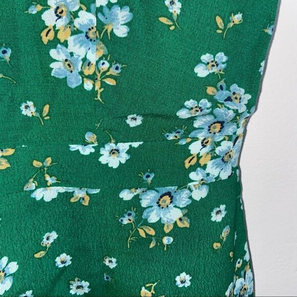 Loft - green floral pattern romper - Picture 4 of 14